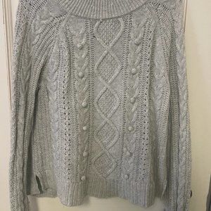 JCREW Cable Knit Sweater size MEDIUM